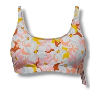 Xhilaration Juniors Plus Floral Bikini Bralette Top 22W – Built-In Padding